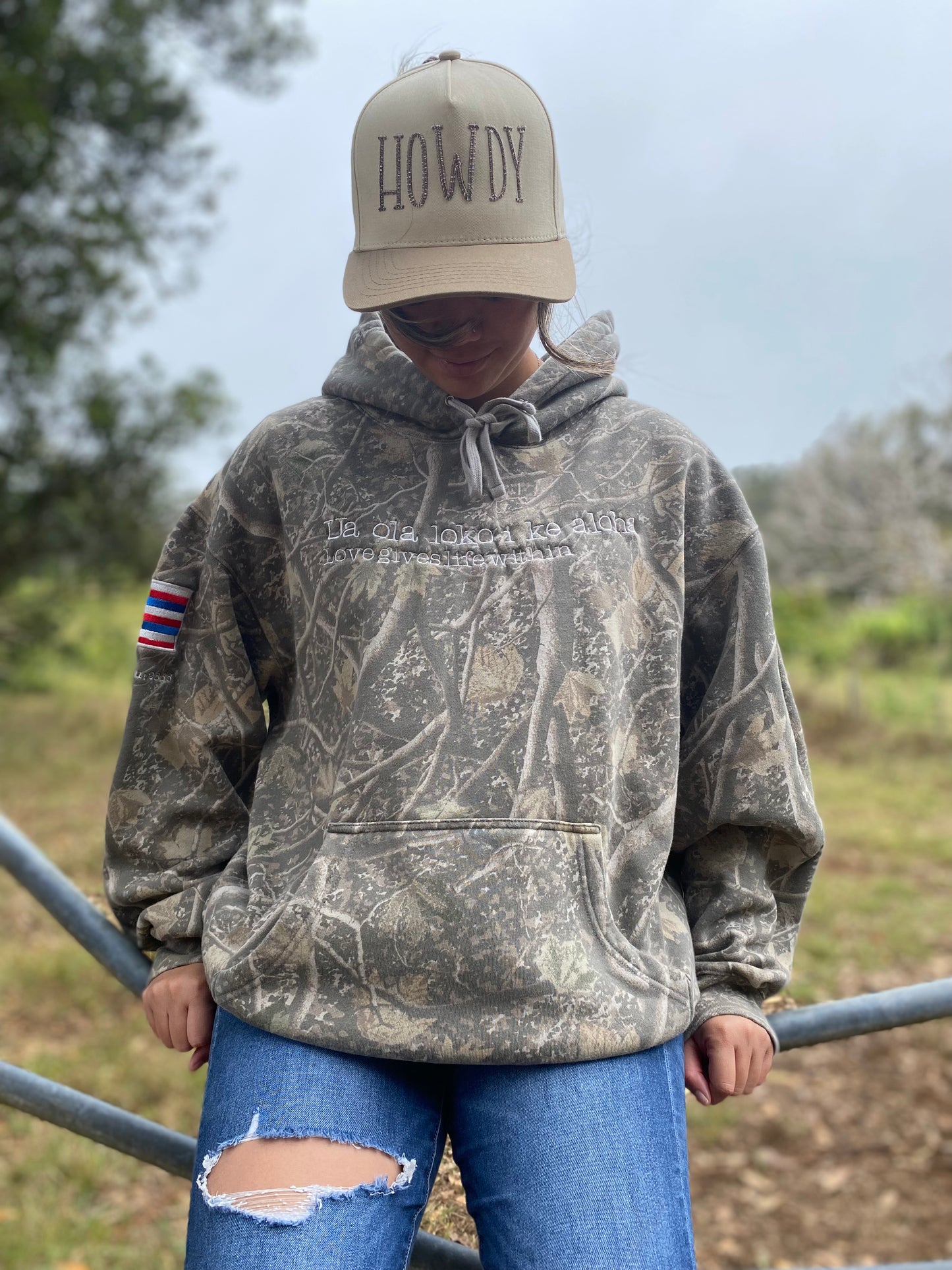 Aloha Camo Oversized Hoodie