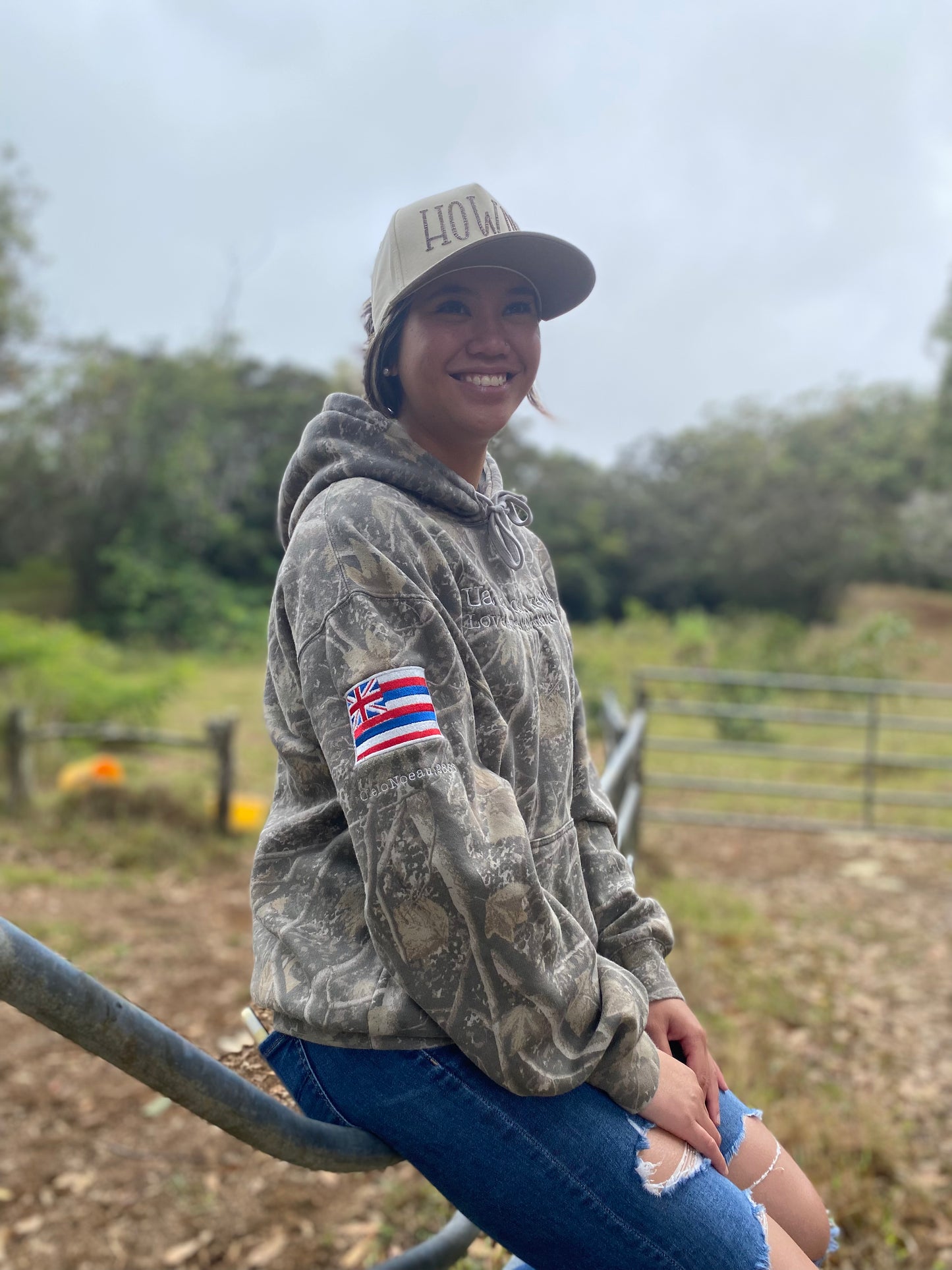 Aloha Camo Oversized Hoodie