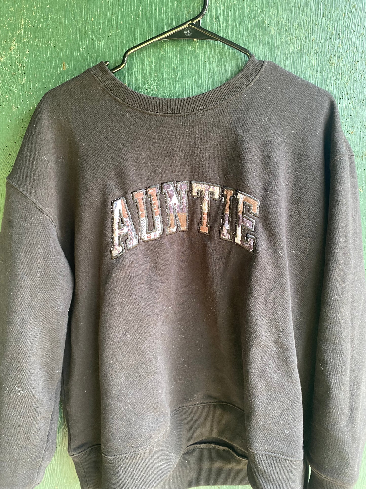 Auntie Western Embroidered Sweatshirt