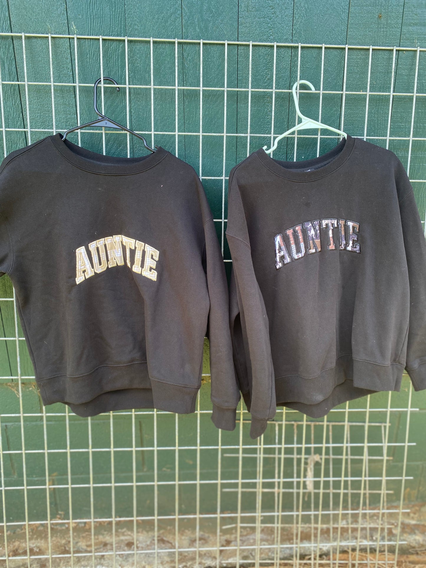 Auntie Western Embroidered Sweatshirt